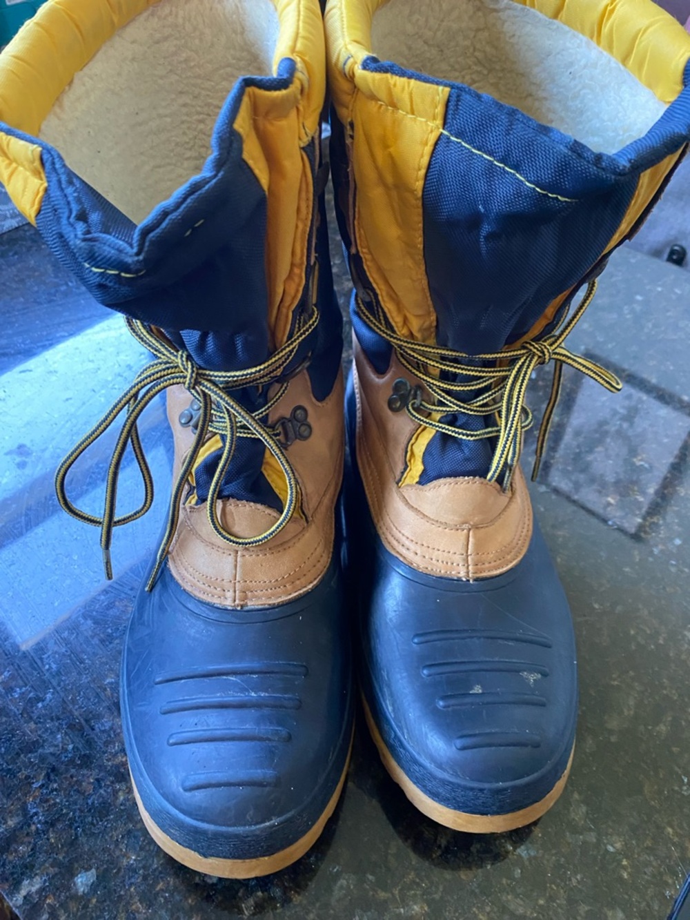 Lands End - Insulated Waterproof Winter Boots - Navy